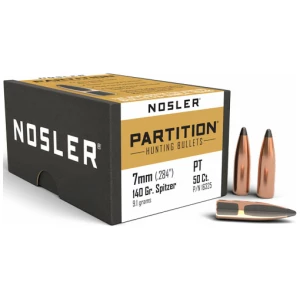 NOSLER BULLETS 7MM .284 - 140GR PARTITION 50CT