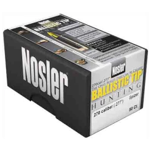 NOSLER BULLETS 270 CAL .277 - 140GR BALLISTIC TIP 50CT