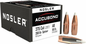 NOSLER BULLETS 375 CAL .375 - 260GR ACCUBOND 50CT