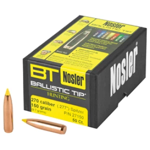 NOSLER 270 CAL 150GR 50CT