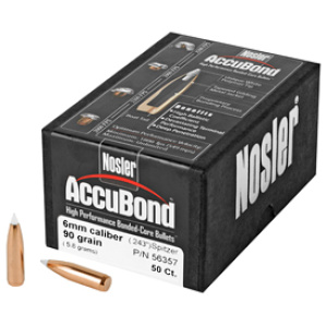 NOSLER 6MM 90GR ACCUBOND 50CT