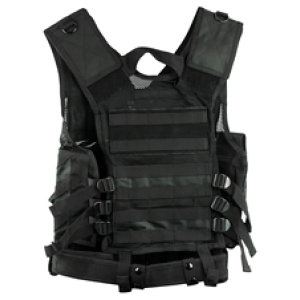 NCSTAR TACTICAL VEST MED-2XL BLK