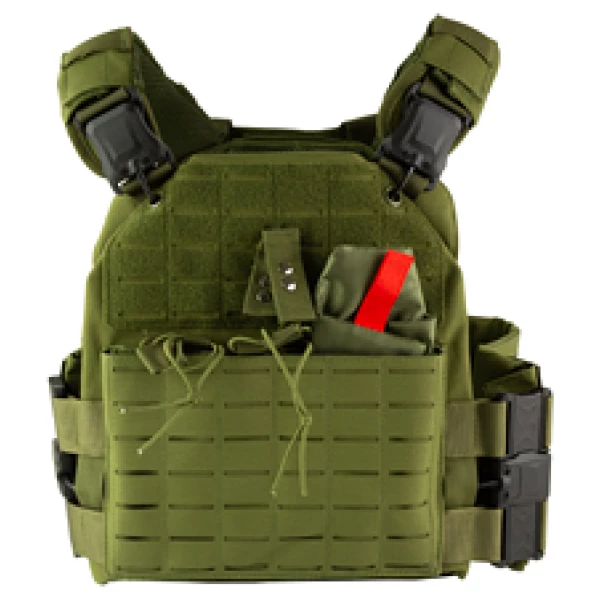 NCSTAR QR LC PLT CARRIER MED-2XL GRN