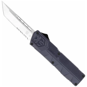 COBRATEC LIGHTWEIGHT OTF - NYPD BLUE 3.25" TANTO SERRATED