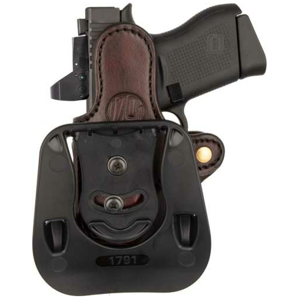 1791 PDHC PADDLE HOLSTER MULT- - FIT OR RH SIG P365/SIM SIG BRN