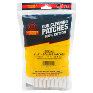 OTIS 1" SQ CLEANING PATCHES 500CT