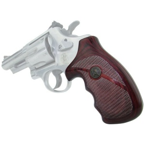 PACHMAYR LAMINATED WOOD GRIPS - S&W N-FRAME RND.BUTT ROSEWOOD