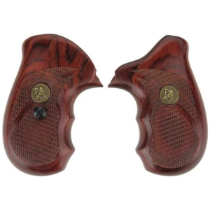 PACHMAYR LAMINATED WOOD GRIPS - TAURUS 85 ROSEWOOD CHECKERED