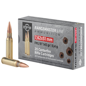 PPU 7.62X51 145GR RM FMJBT 20/500