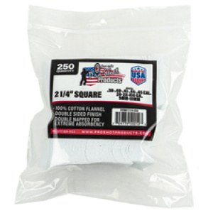 PRO-SHOT PATCH .35-.45CAL 2 1/4" 250
