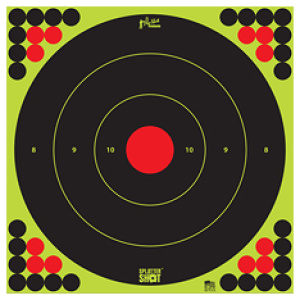 PRO-SHOT TARGET 17" GRN BULLSEYE 5PK