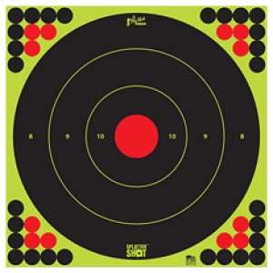 PRO-SHOT TARGET 17" GRN BULLSEYE 5PK