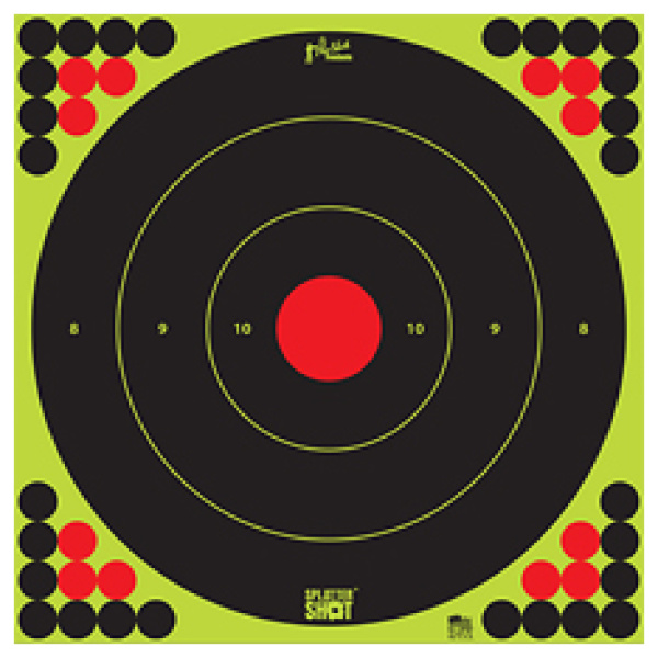 PRO-SHOT TARGET 17" GRN BULLSEYE 5PK