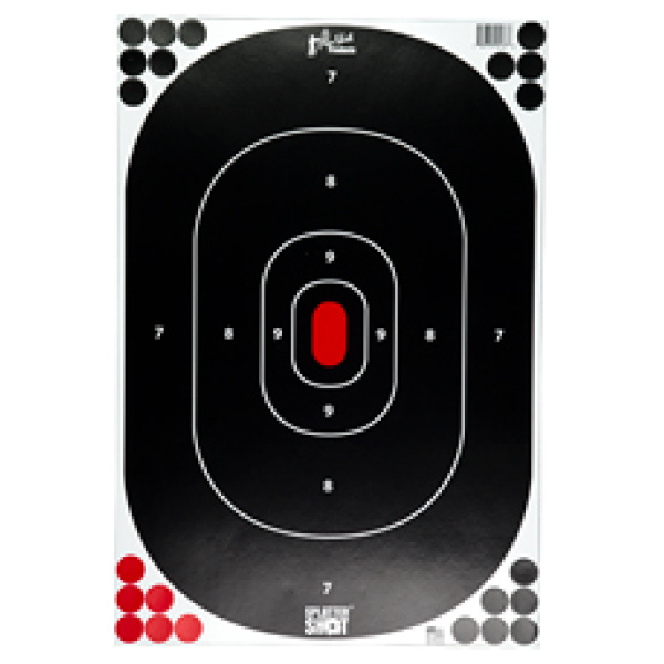 PRO-SHOT TARGET 12X17" SILH P&S 5PK