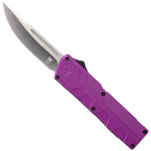 COBRATEC LIGHTWEIGHT OTF - PURPLE 3.25" DROP POINT