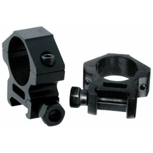 UTG RINGS 1" LOW PROFILE - MATTE BLACK PICATINNY/WEAVER