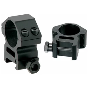 UTG RINGS 1" MEDIUM PROFILE - MATTE BLACK PICATINNY/WEAVER