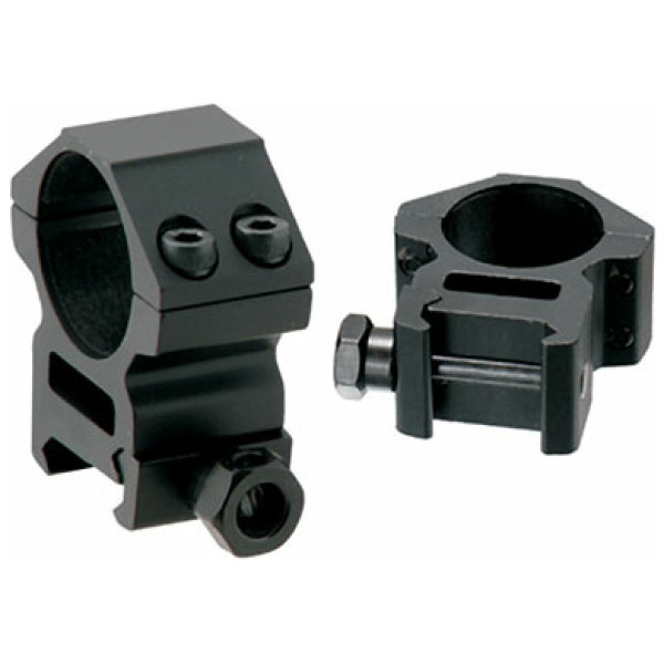 UTG RINGS 1" MEDIUM PROFILE - MATTE BLACK PICATINNY/WEAVER