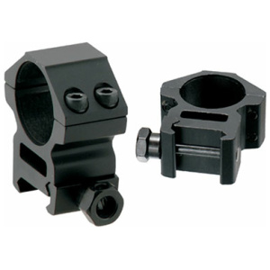 UTG RINGS 30MM MEDIUM PROFILE - MATTE BLACK PICATINNY/WEAVER