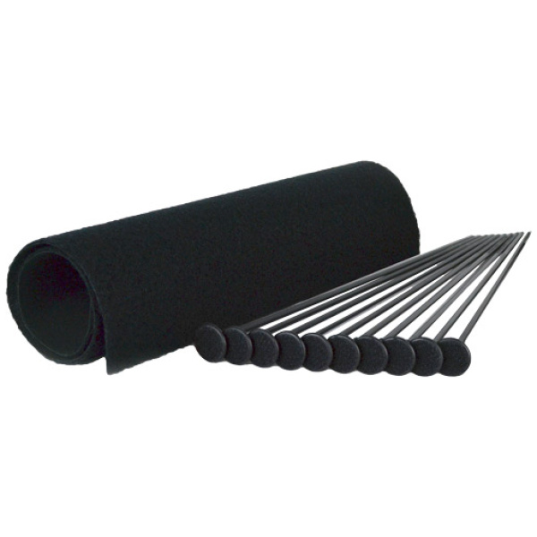 GSS SMALL RIFLE ROD KIT 10 BLK - RIFLE RODS .22 CAL 19"X15"