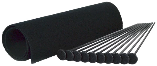 GSS SMALL RIFLE ROD KIT 10 BLK - RIFLE RODS .22 CAL 19"X15"