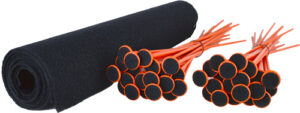 GSS LARGE RIFLE ROD KIT 40 ORG - RIFLE RODS .22 CAL SHELF LINER