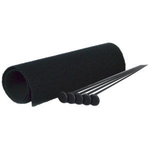 GSS SMALL RIFLE ROD KIT 5 BLK - RIFLE RODS .22 CAL 19"X15"