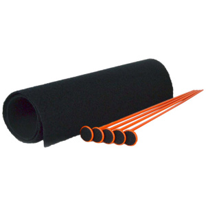 GSS SMALL RIFLE ROD KIT 5 ORNG - RIFLE RODS .22 CAL 19"X15"