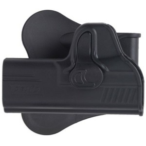 BULLDOG RR HOLSTER PADDLE POLY - HI-POINT 40 & 45 BLK RH