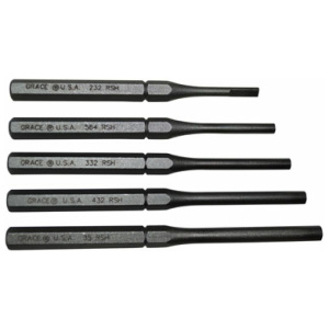 GRACE USA PUNCH SET - ROLL PIN HOLDER SET OF 5 STEEL