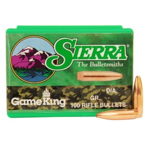 SIERRA BULLETS .270 CAL .277 - 140GR HP-BT GAMEKING 100CT