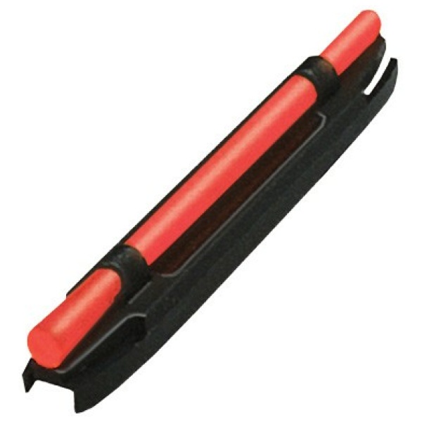 HIVIZ SHOTGUN FRONT SIGHT - MAGNETIC RIB .171-.265" RED