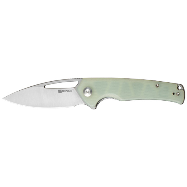 SENCUT KNIFE MIMS 3.48" - NATURAL G10/SATIN LINER LOCK