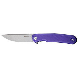 SENCUT KNIFE SCITUS 3.47" - PURPLE G10/GRAY STONEWASH D2