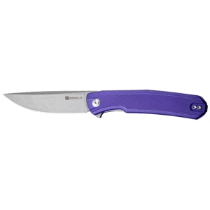 SENCUT KNIFE SCITUS 3.47" - PURPLE G10/GRAY STONEWASH D2