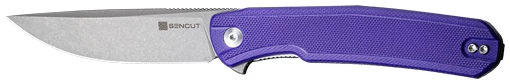 SENCUT KNIFE SCITUS 3.47" - PURPLE G10/GRAY STONEWASH D2