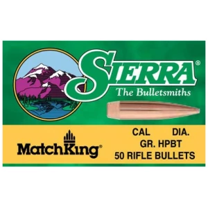 SIERRA BULLETS .30 CAL .308 - 155GR HP-BT MATCH PALMA 100CT