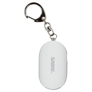 SABRE PERS ALARM/LED LIGHT/SNAP WHT