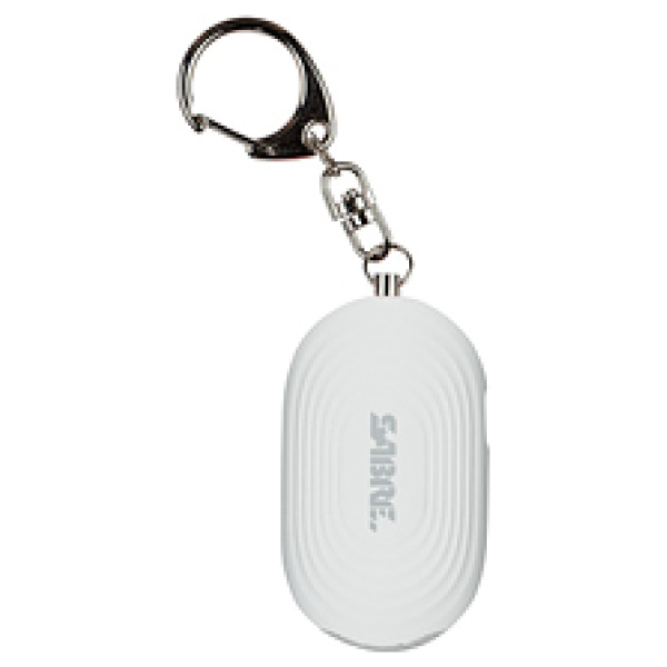 SABRE PERS ALARM/LED LIGHT/SNAP WHT