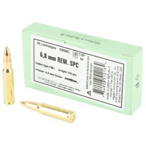 S&B 6.8SPC 110GR FMJ 20/1000