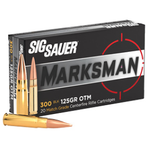 SIG AMMO 300BLK 125GR OTM 20/500