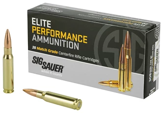 SIG AMMO 308WIN 168GR OTM 20/200