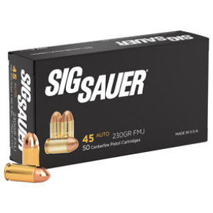 SIG AMMO 45ACP 230GR FMJ 50/1000
