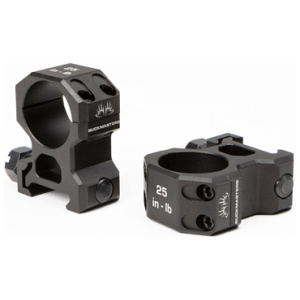 SIG BUCKMSTRS RINGS 1" ALUM HIGH BLK