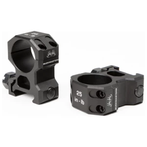 SIG BUCKMSTRS RINGS 1" ALUM HIGH BLK