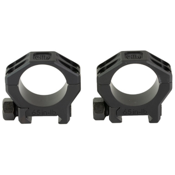 SIG ALPHA6 RING SET 30MM LOW BLK