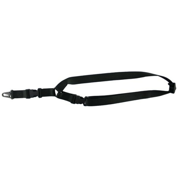 US TACTICAL S1: SINGLE POINT - EASY ON/OFF BUCKLE BLACK