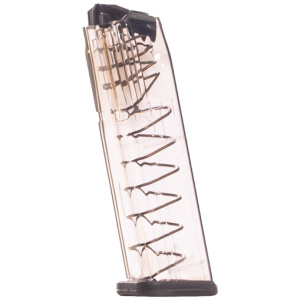 ETS MAGAZINE S&W M&P 9MM 17RD - STANDARD FLUSH CARBON SMOKE