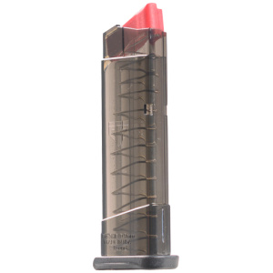 ETS MAGAZINE S&W SHIELD 9MM - 9RD EXTENDED CARBON SMOKE