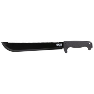 SOG SOGFARI MACHETE BLACK 13" W/STH